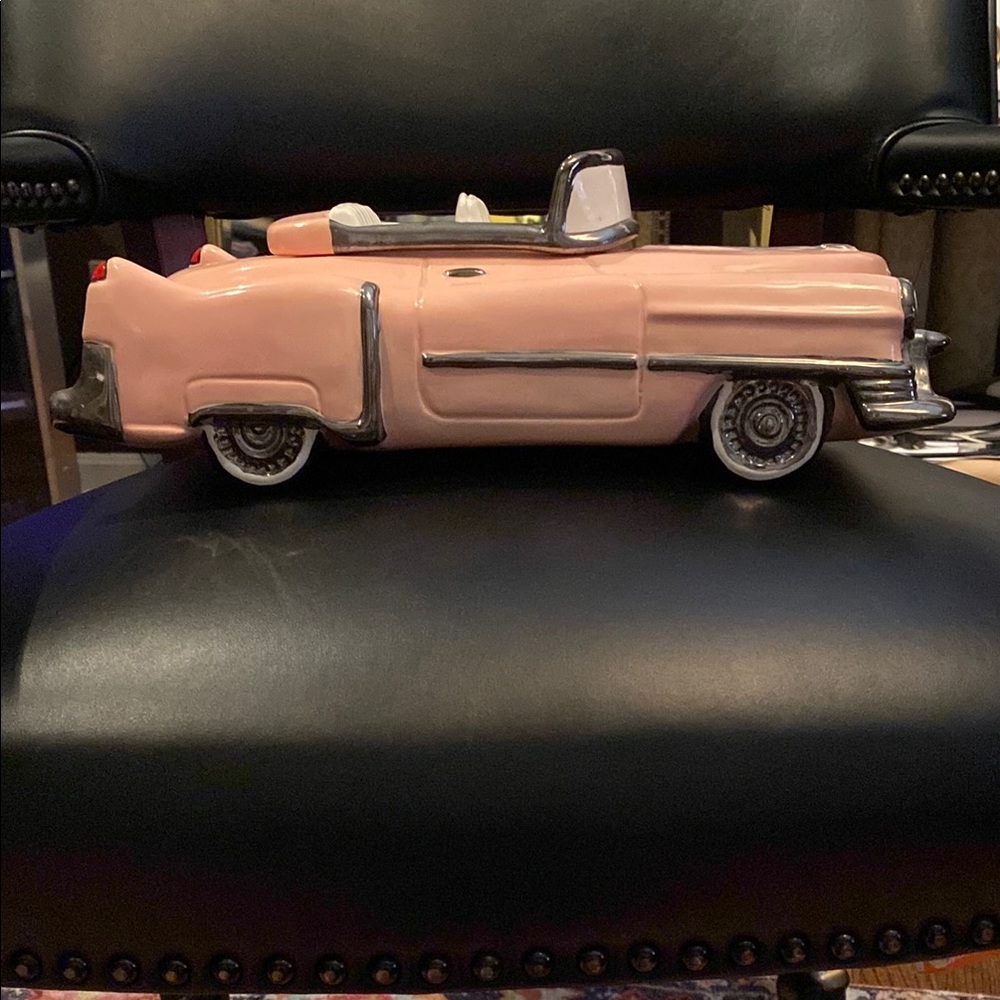 Vintage Pink Convertible Cookie Jar